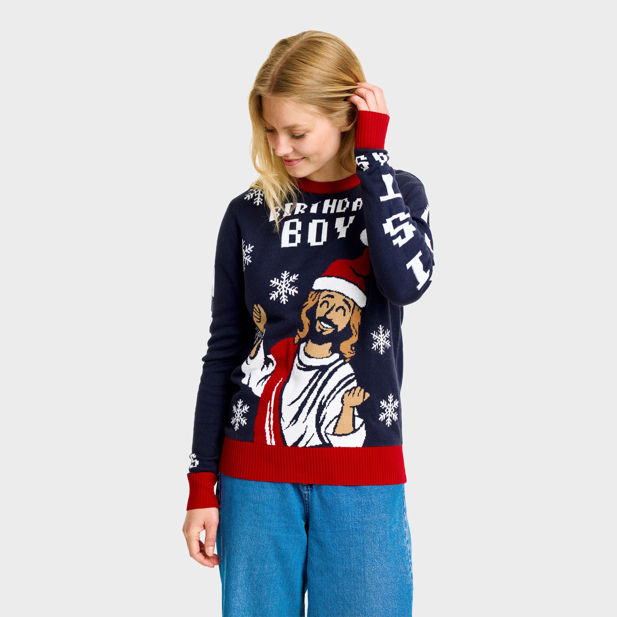 The birthday boy julesweater - Dame